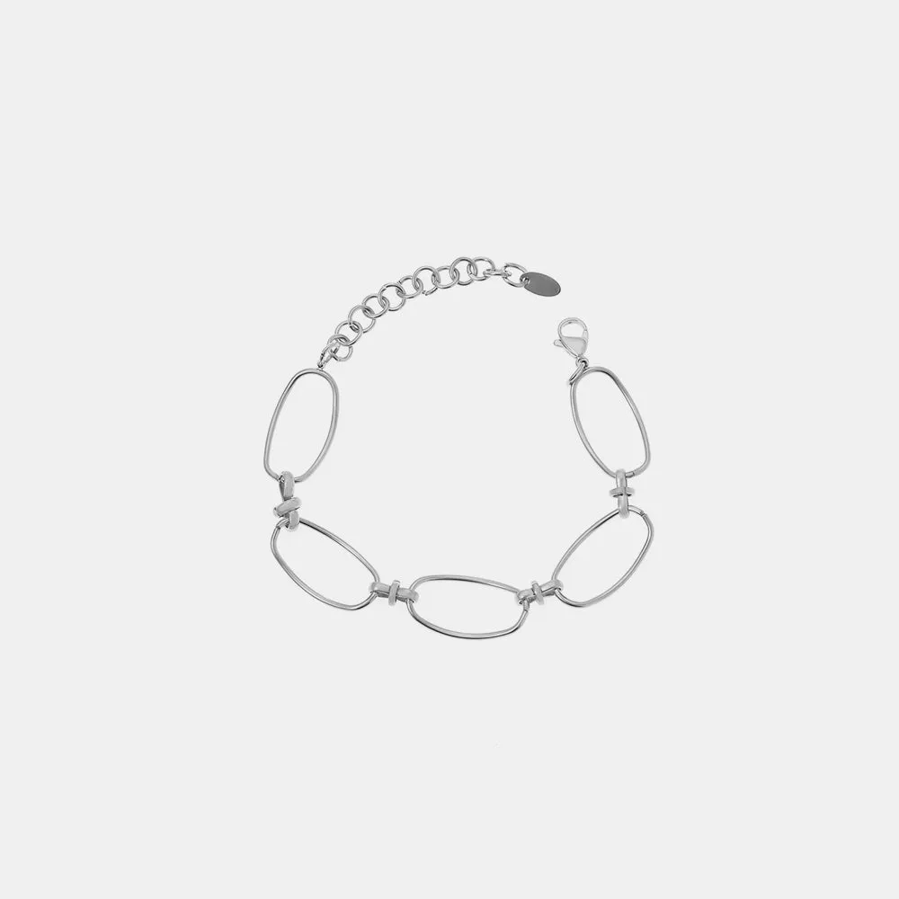 Gold Hollow Chain Bracelet
