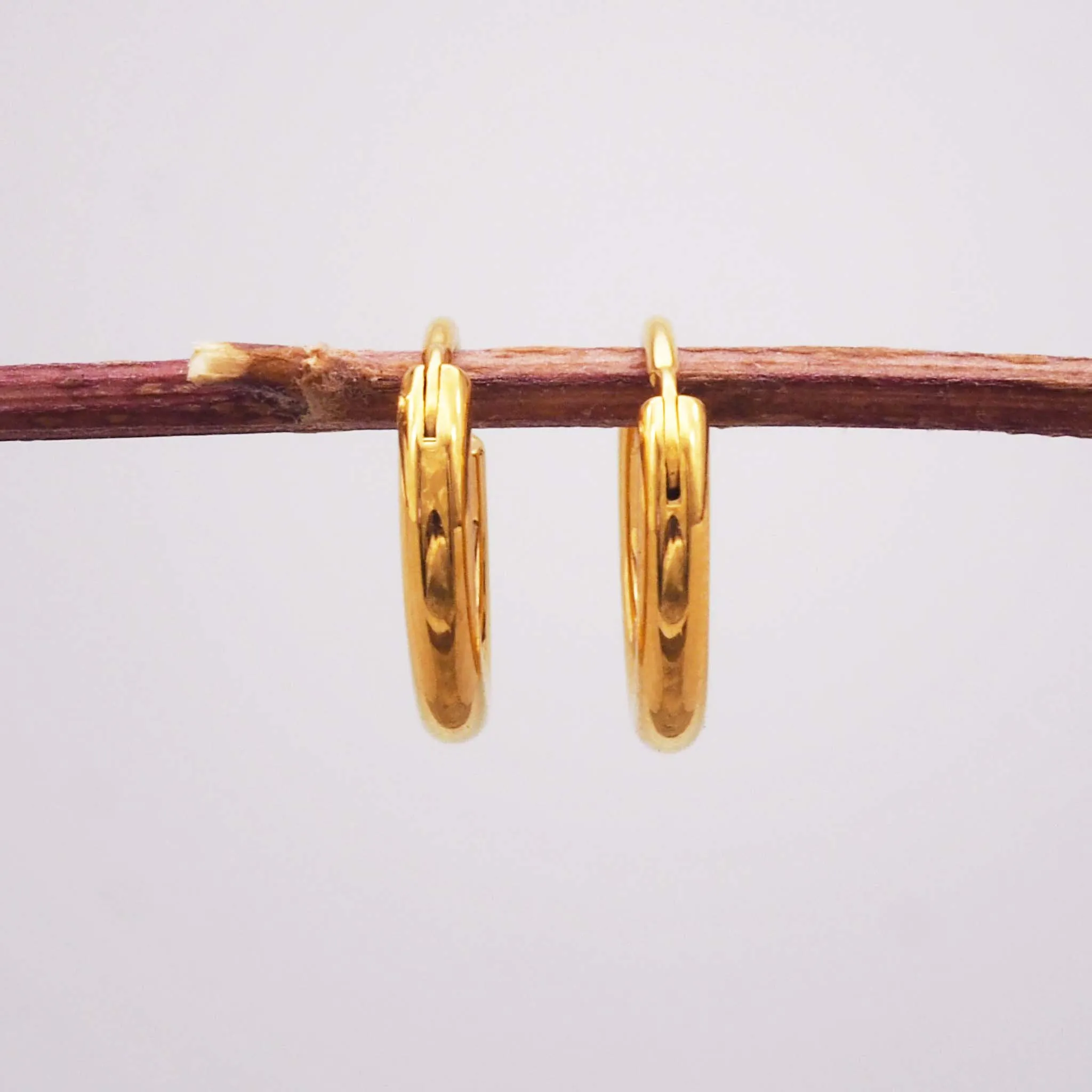 Gold Minimalist Earring Stack