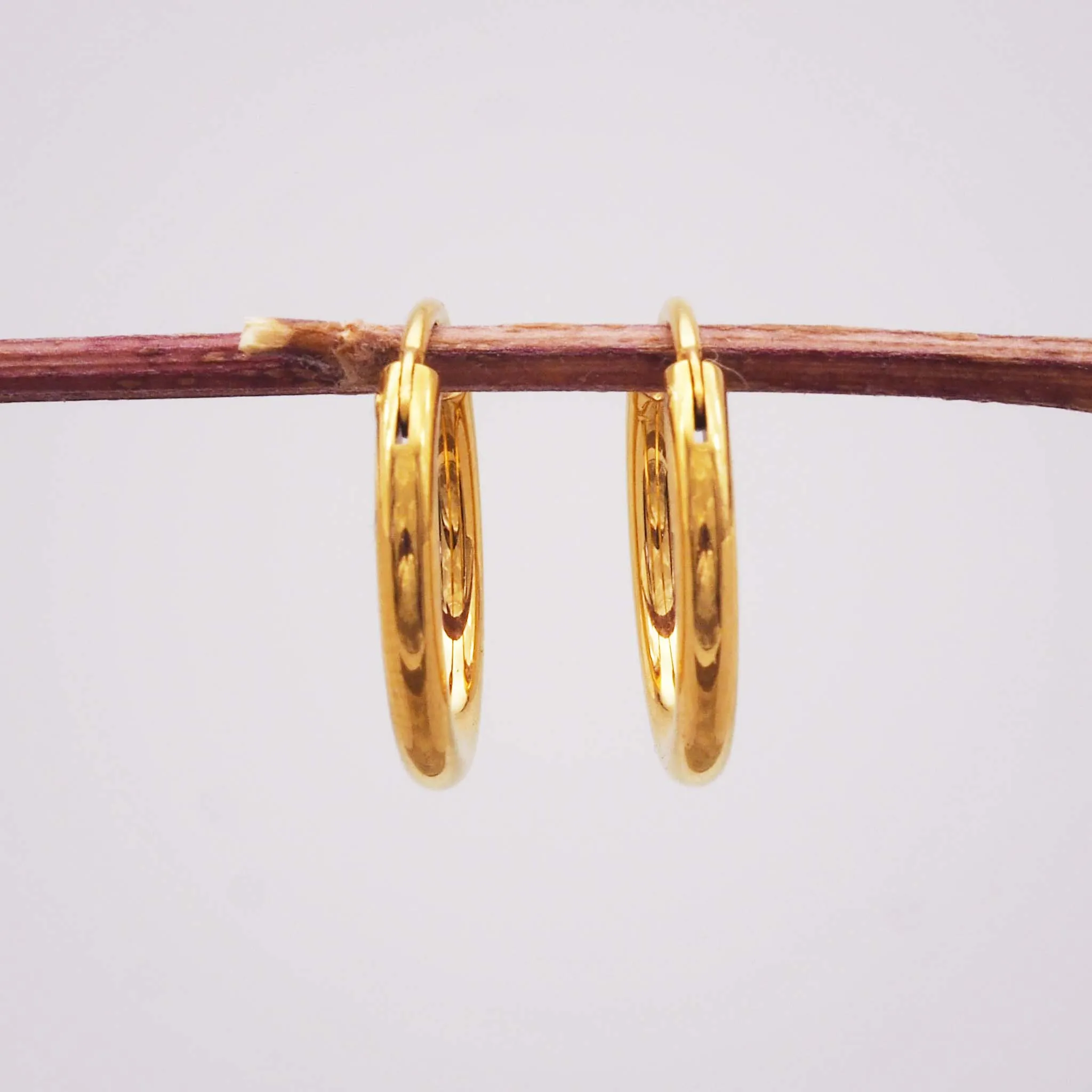 Gold Minimalist Earring Stack