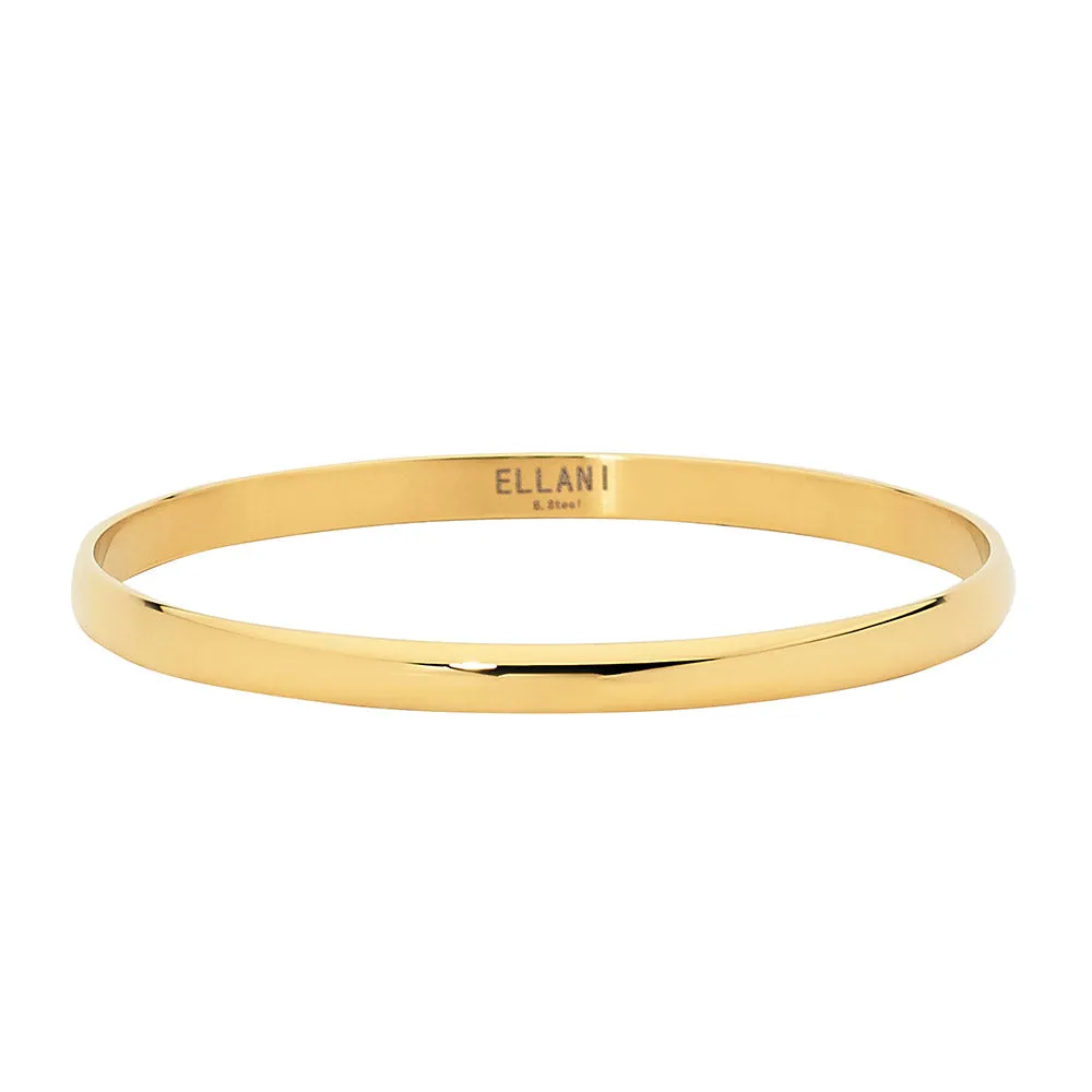 Gold Plated Stainless Steel Bangle SB110G