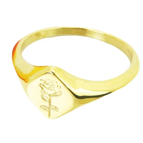 Gold Rose Ring