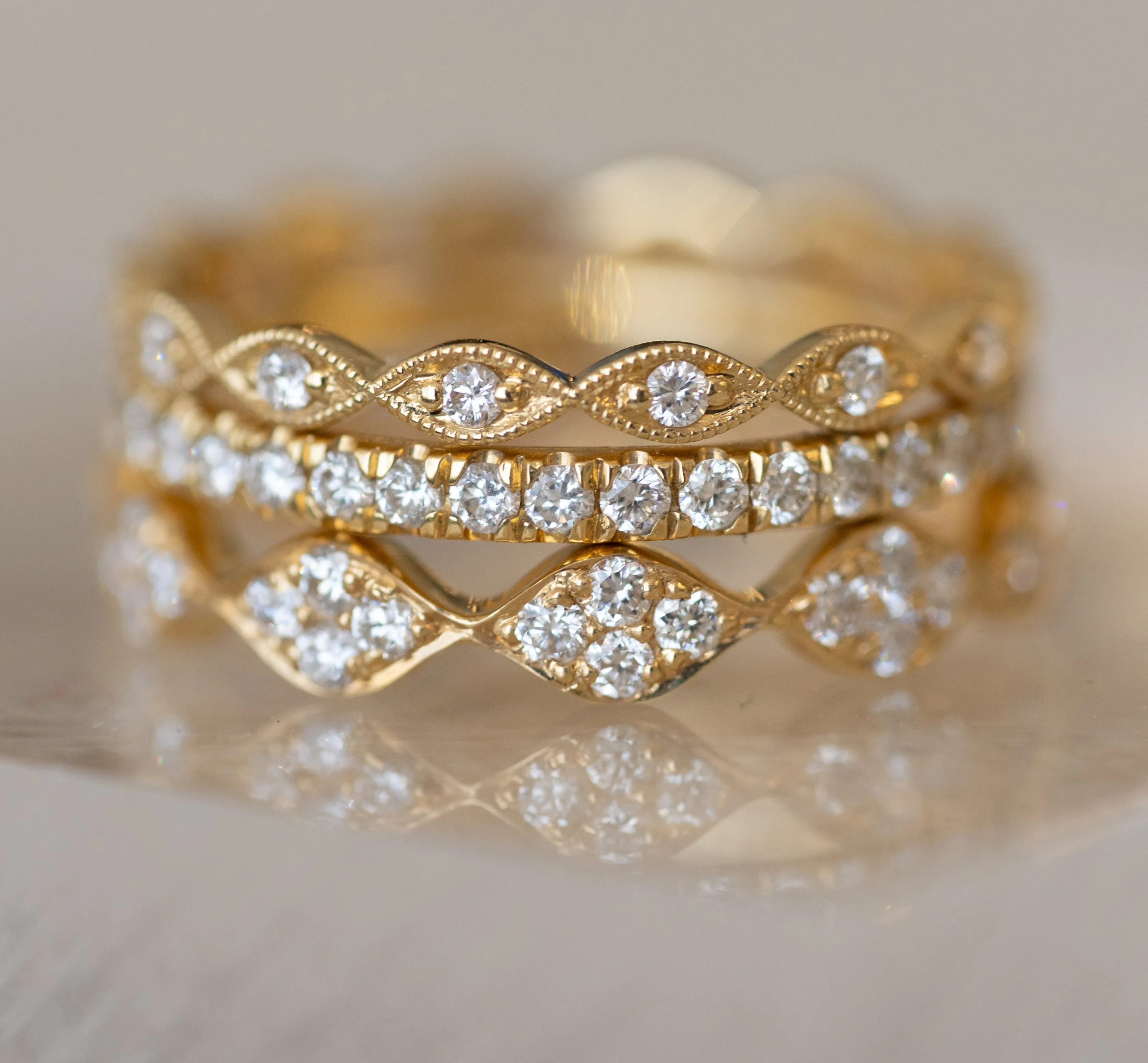 Gold Stacking Ring