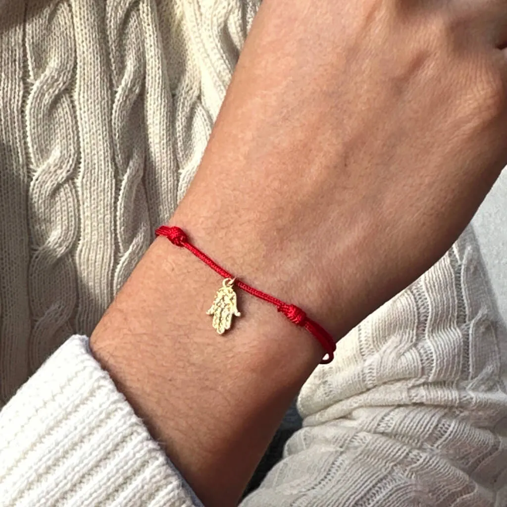 Gold Vermeil Hamsa Guardian Bracelet