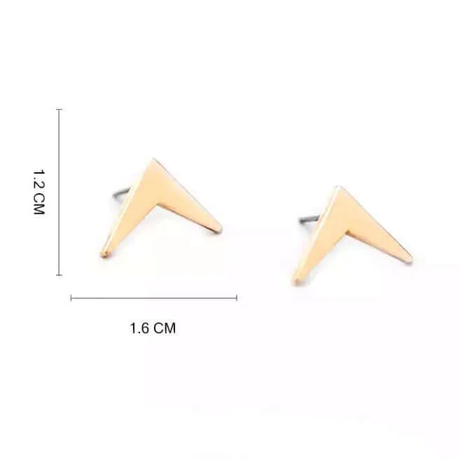 Golden Vixen Stud Earrings