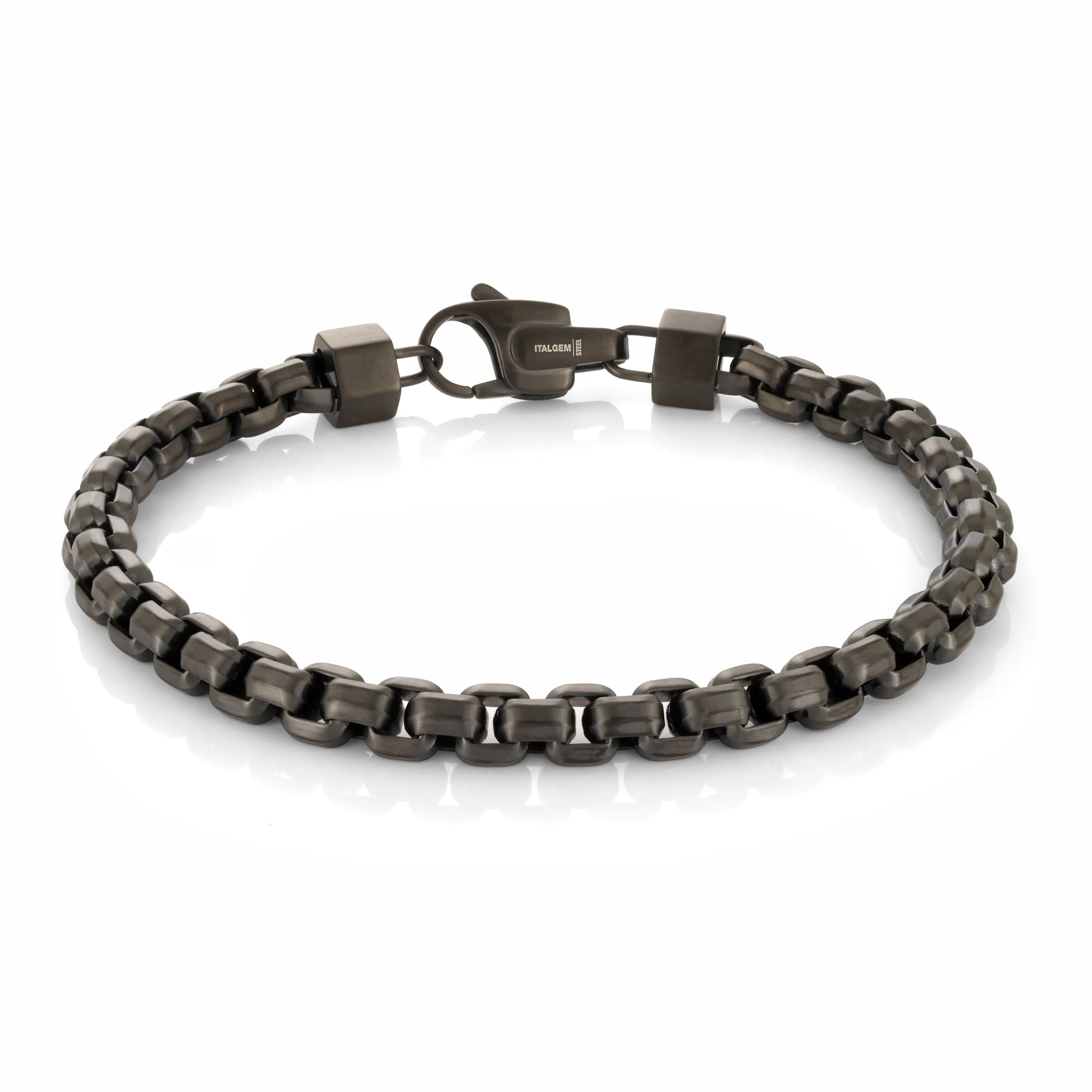 Gun Brushed Hexahedron Bracelet