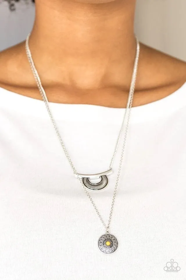 Gypsy Go-Getter Yellow Necklace