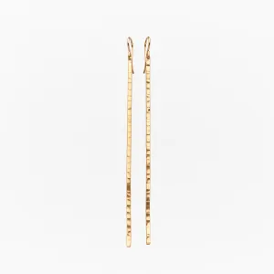 Hammered Stick Earrings