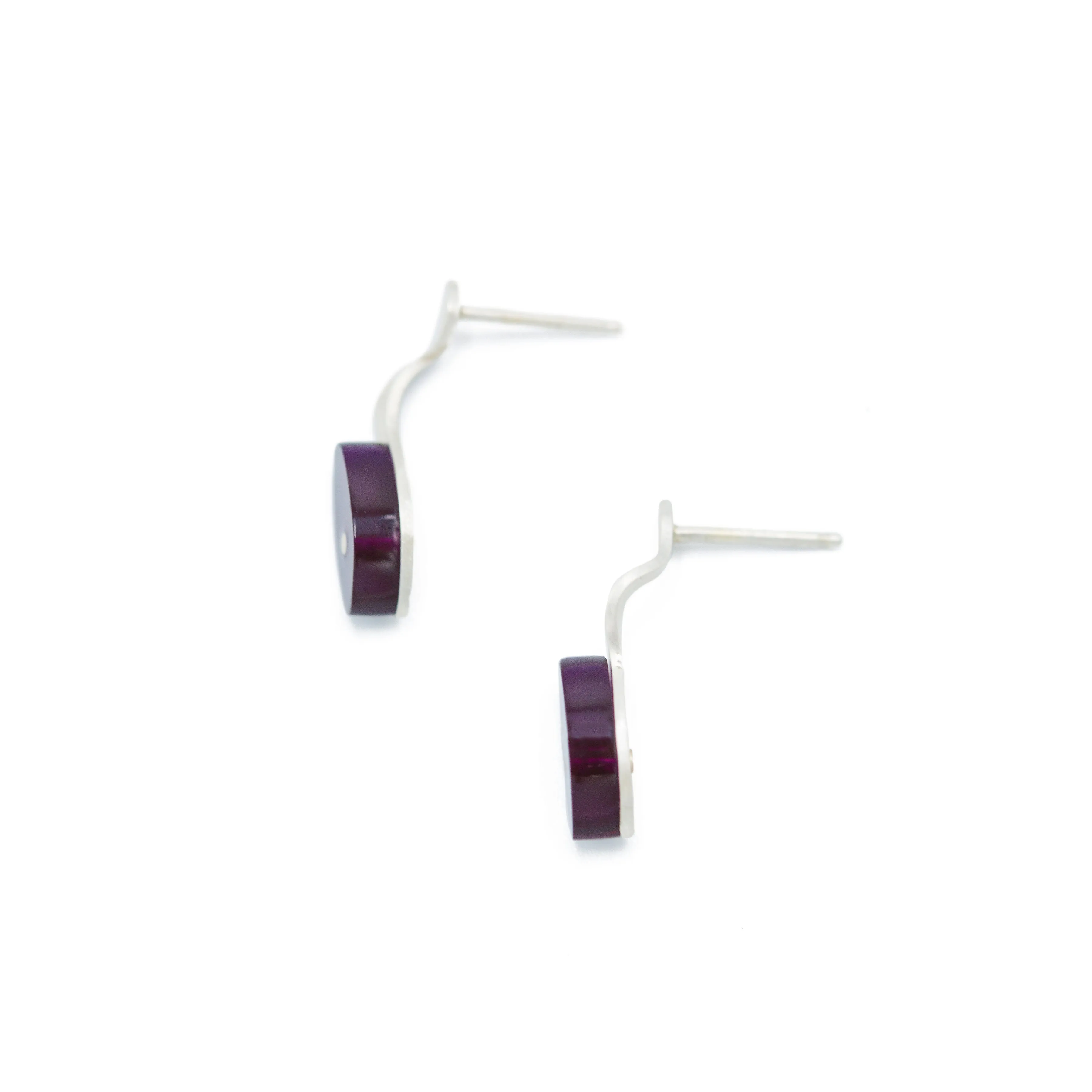 Handmade-to-Order Seaweed Stud Earrings