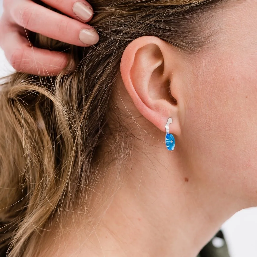 Handmade-to-Order Seaweed Stud Earrings