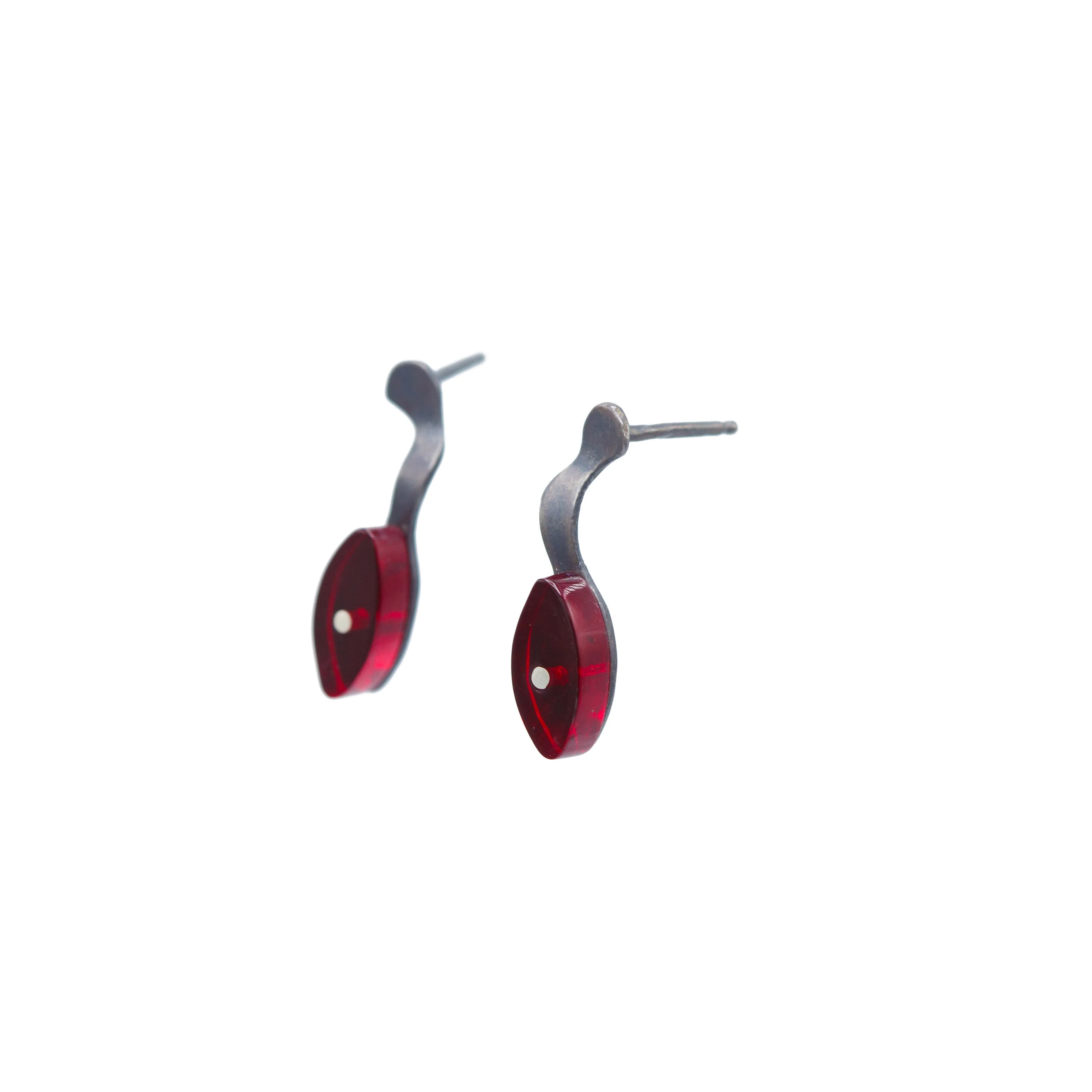 Handmade-to-Order Seaweed Stud Earrings