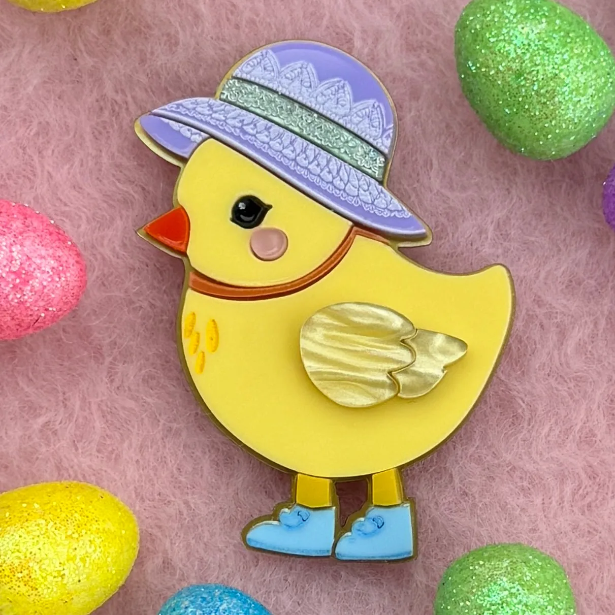 Hattie the Hatchling - Brooch - Set of 2