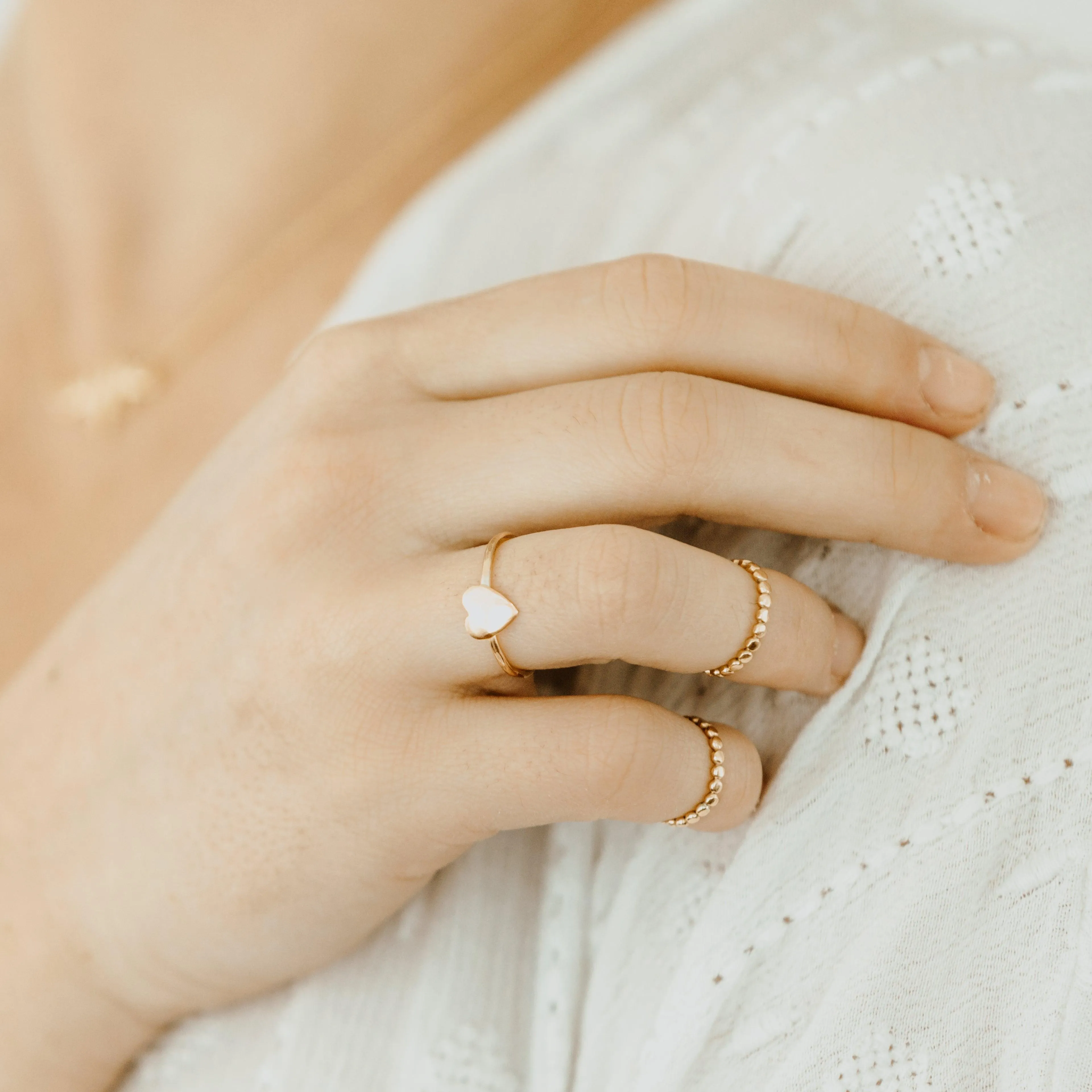 Heart Charm Ring