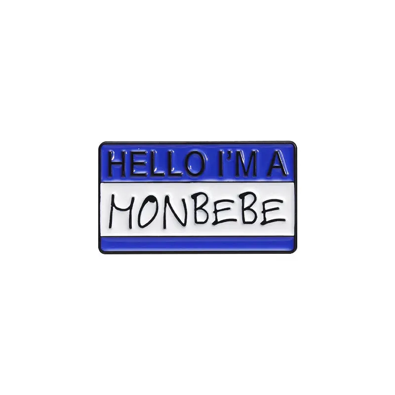 Hello I'm an Army Enamel Pin Korean Kpop Boy Girl Band Fans Assistance Dialog Box Brooch Lapel Badge Jewelry Gift For Friends