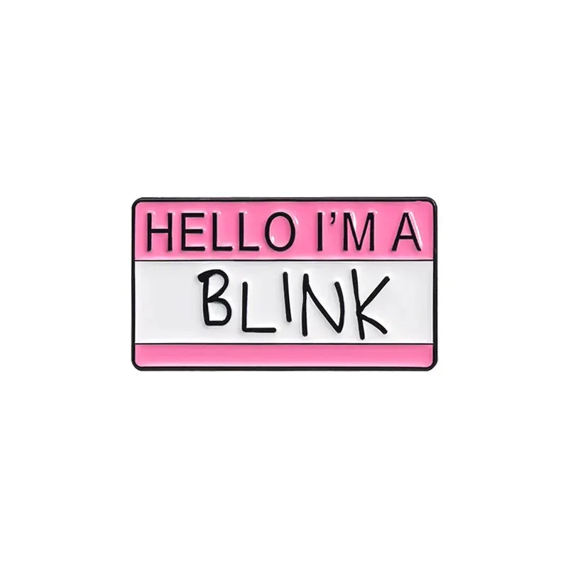 Hello I'm an Army Enamel Pin Korean Kpop Boy Girl Band Fans Assistance Dialog Box Brooch Lapel Badge Jewelry Gift For Friends