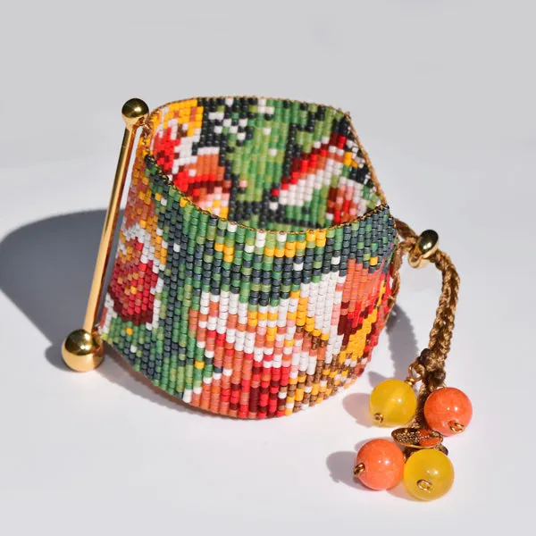 HIBISCUS BRACELET IN FULL COLORS