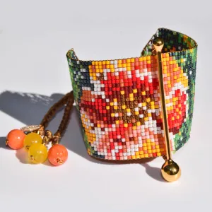 HIBISCUS BRACELET IN FULL COLORS