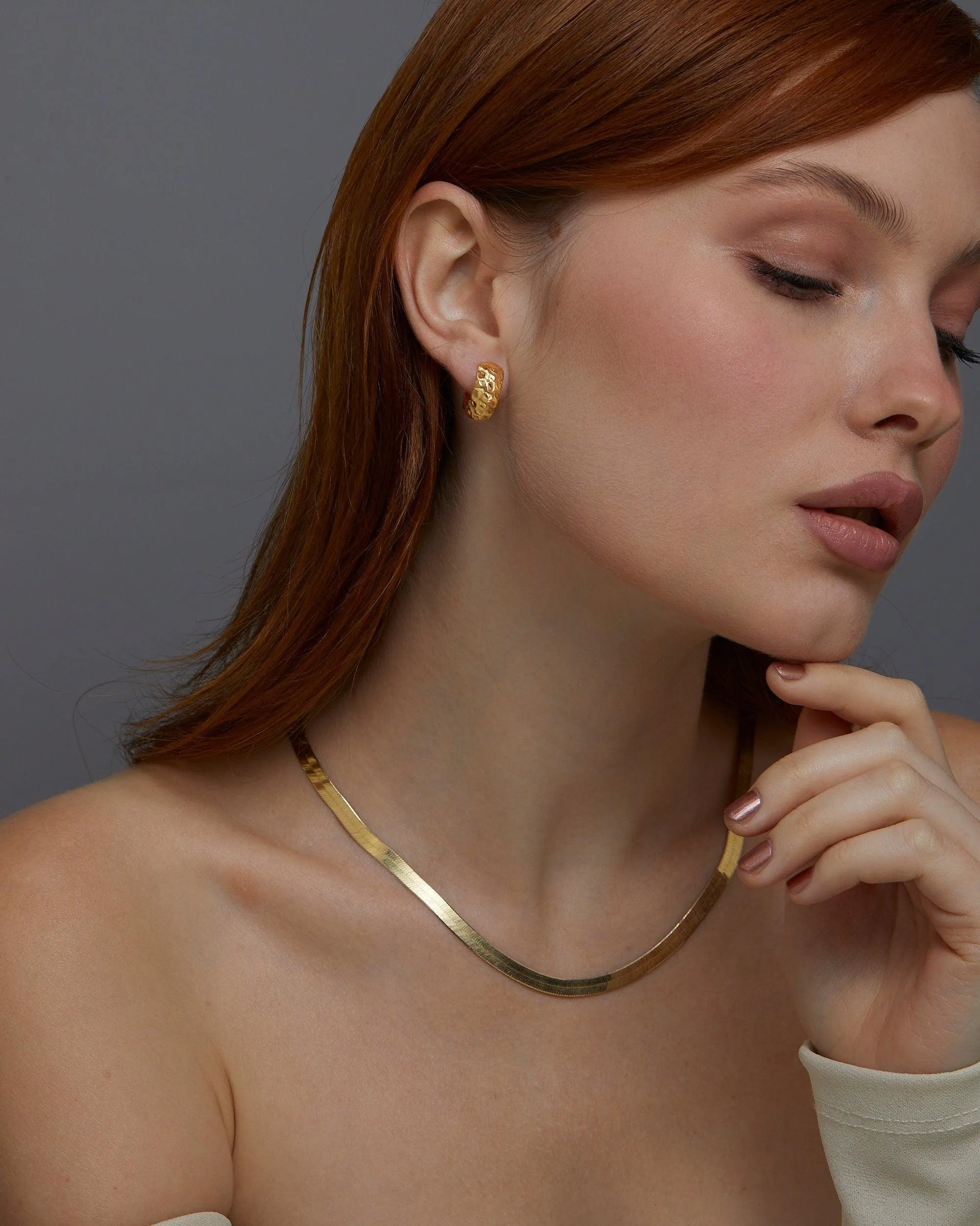 Hinged Huggie Earrings - 18K Gold Vermeil