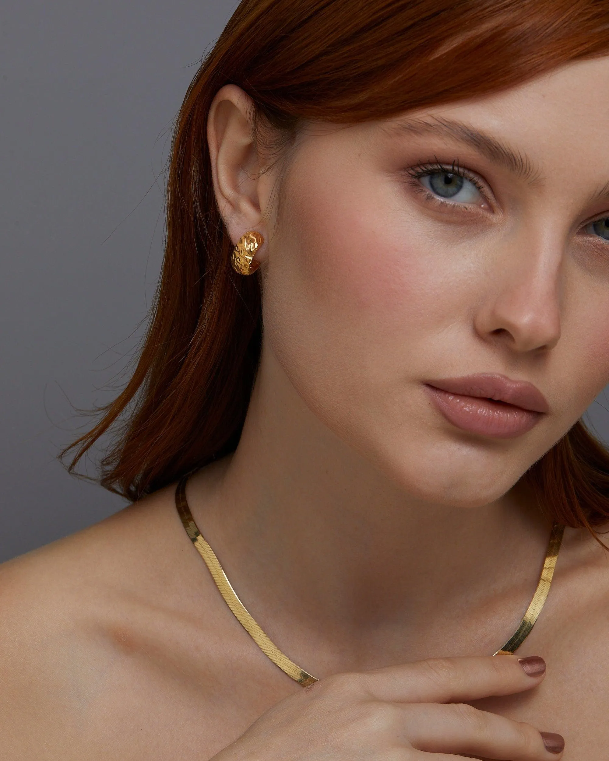 Hinged Huggie Earrings - 18K Gold Vermeil