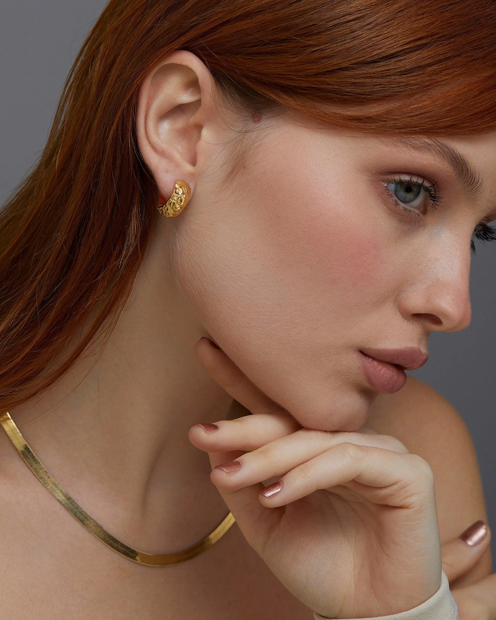 Hinged Huggie Earrings - 18K Gold Vermeil