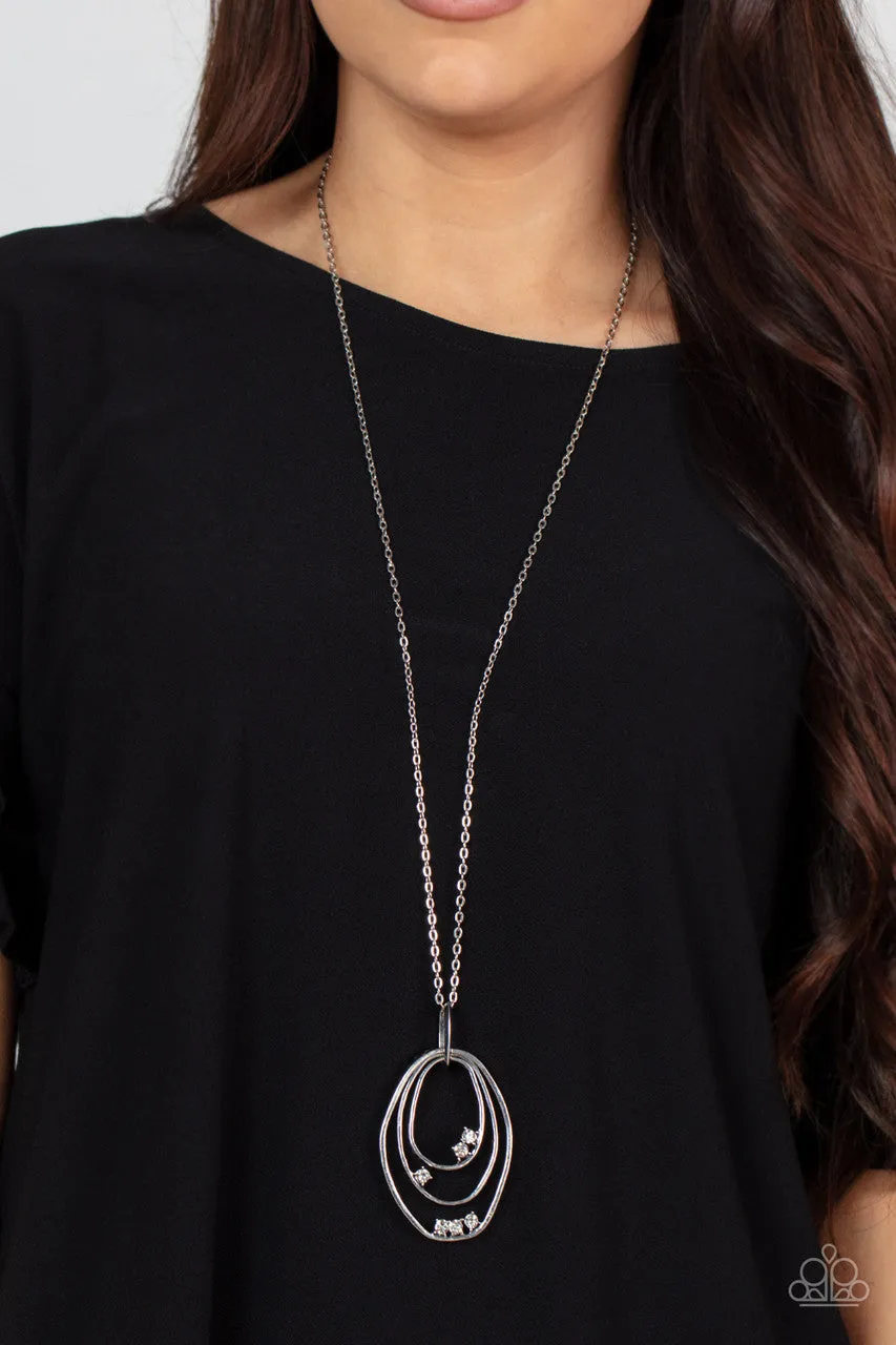 Industrial Infusion White Paparazzi Necklace