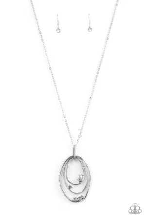 Industrial Infusion White Paparazzi Necklace