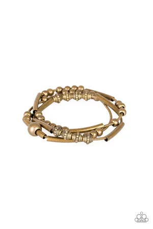 Industrial Instincts Brass Paparazzi Bracelet