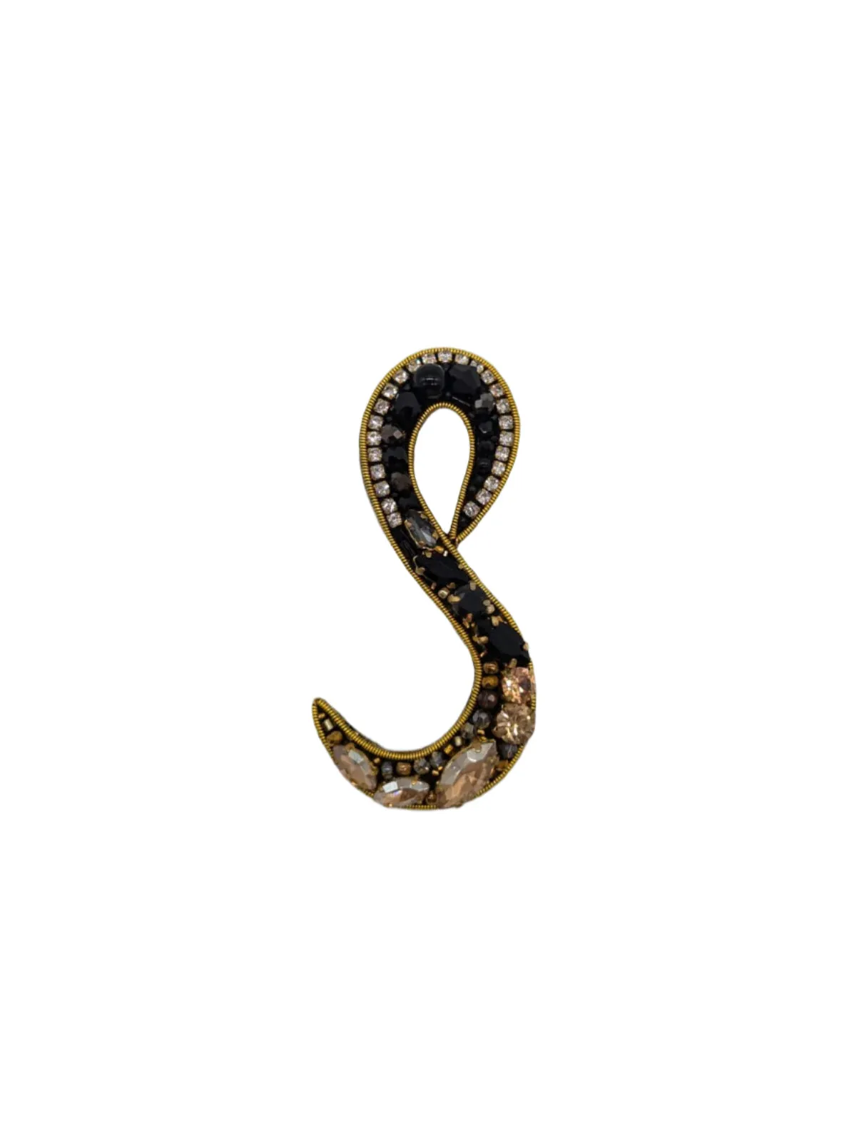 Initial Brooch by Broochella