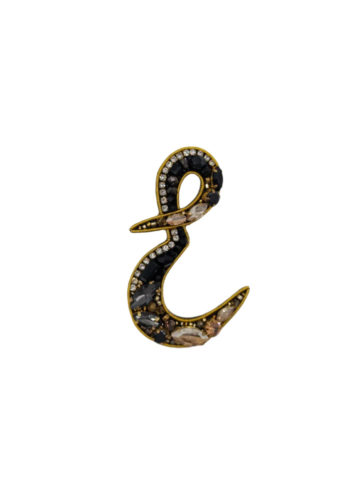 Initial Brooch by Broochella
