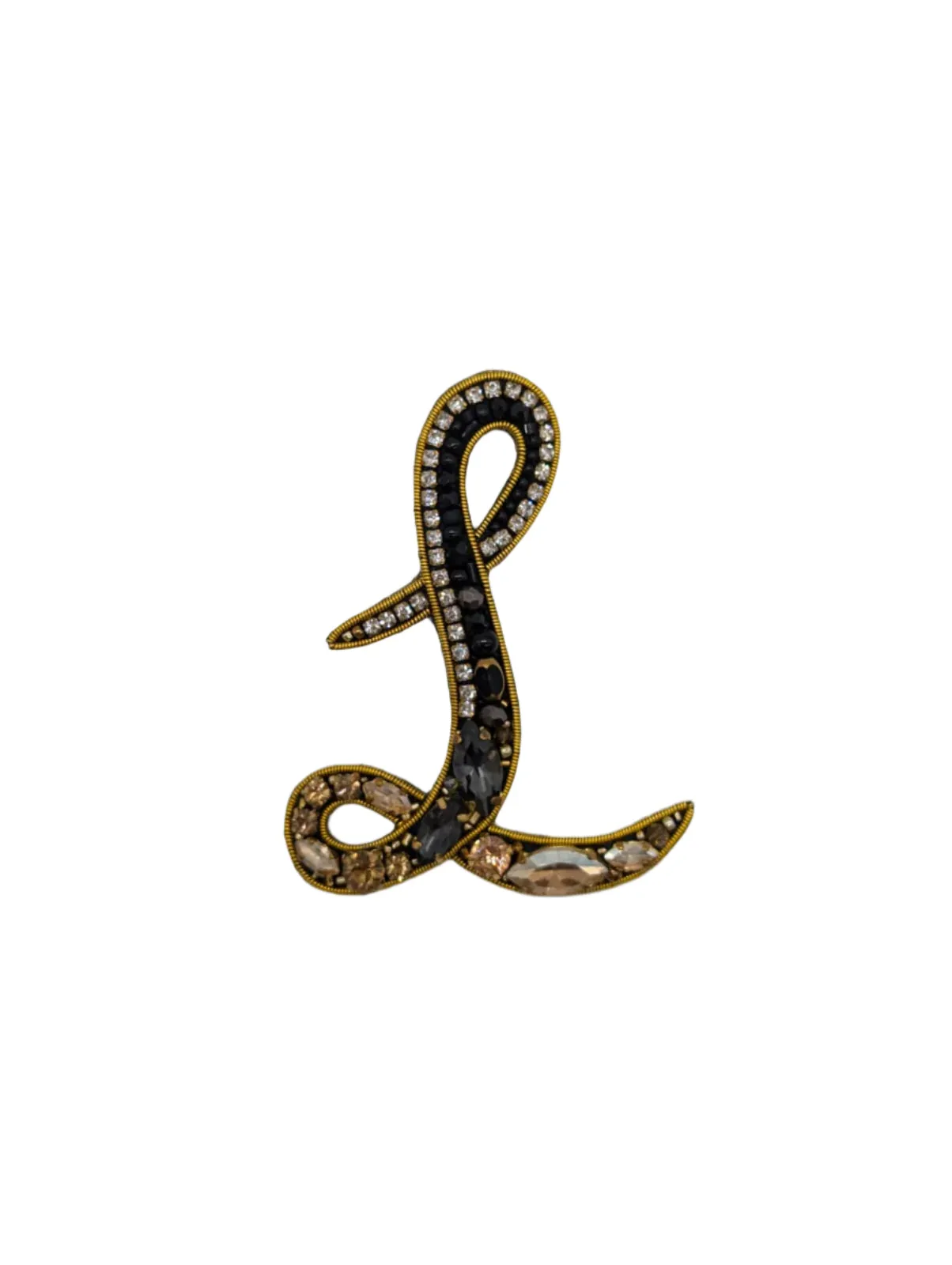 Initial Brooch by Broochella