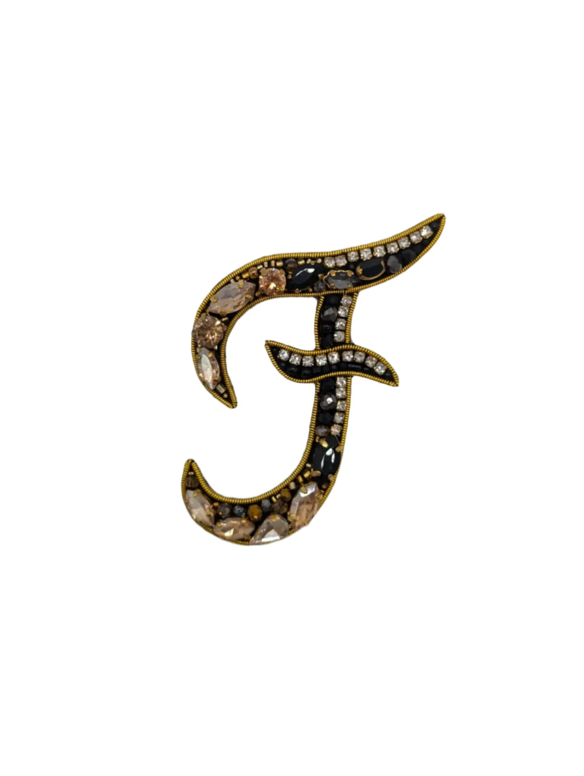 Initial Brooch by Broochella