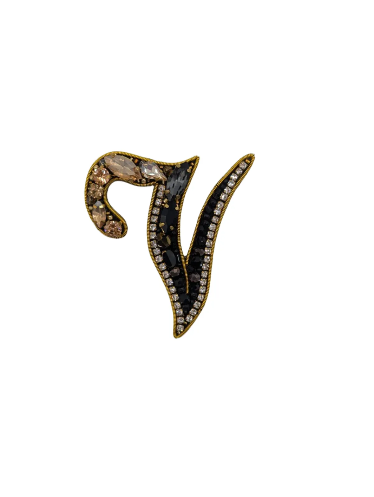 Initial Brooch by Broochella