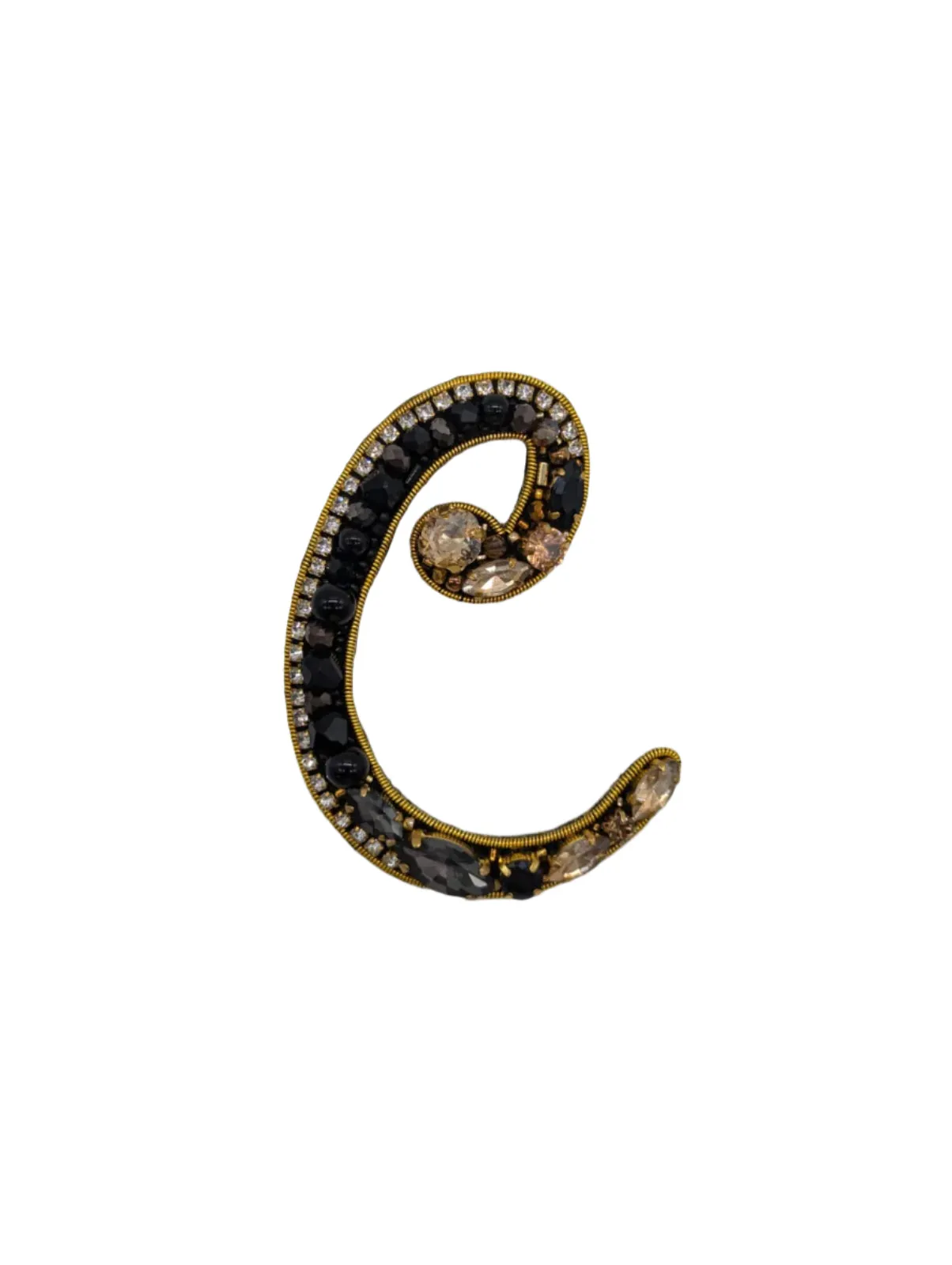 Initial Brooch by Broochella