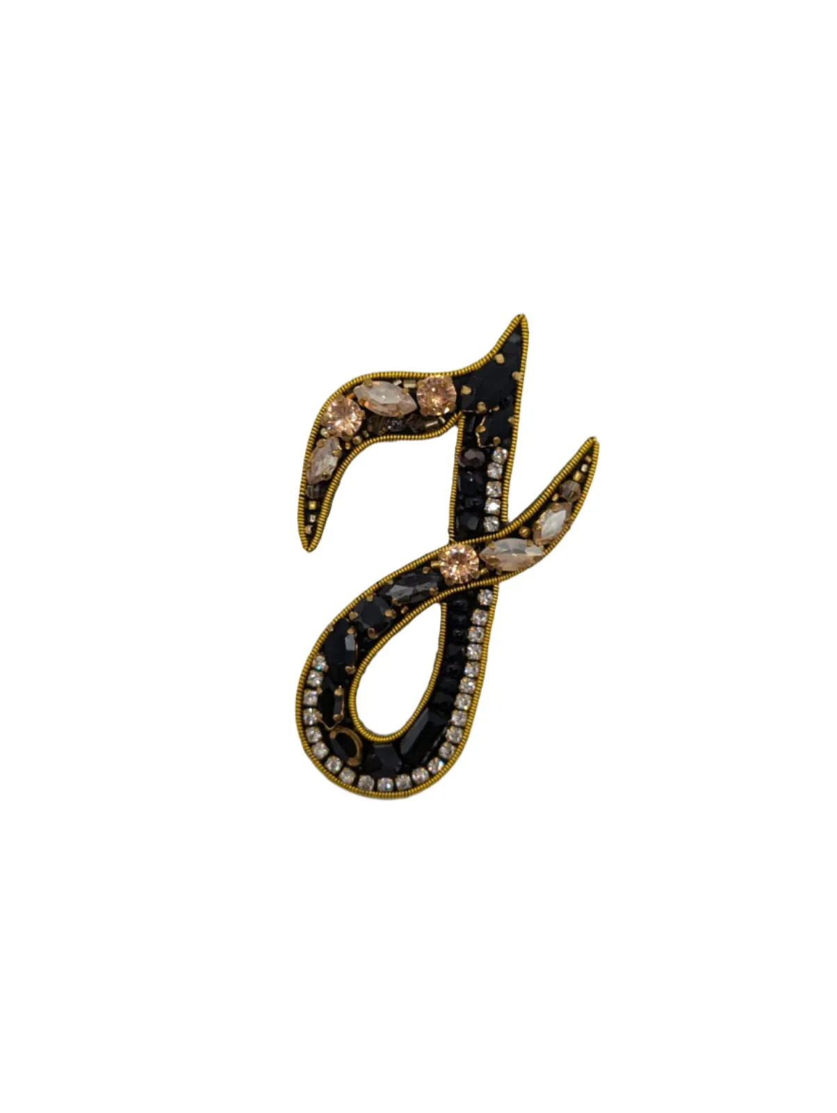 Initial Brooch by Broochella