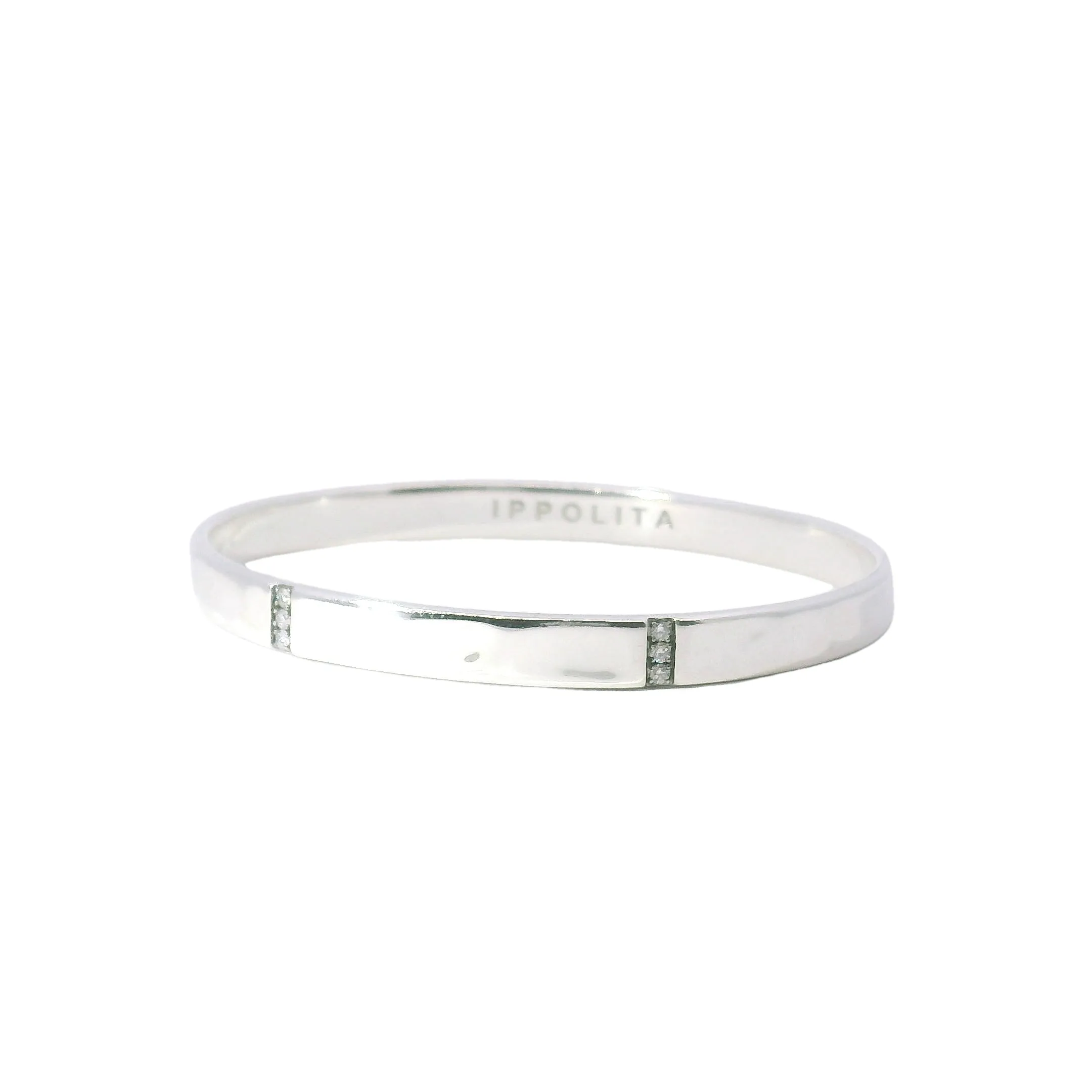 Ippolita Glamazon Stardust 3 Section Bangle w/ Diamonds