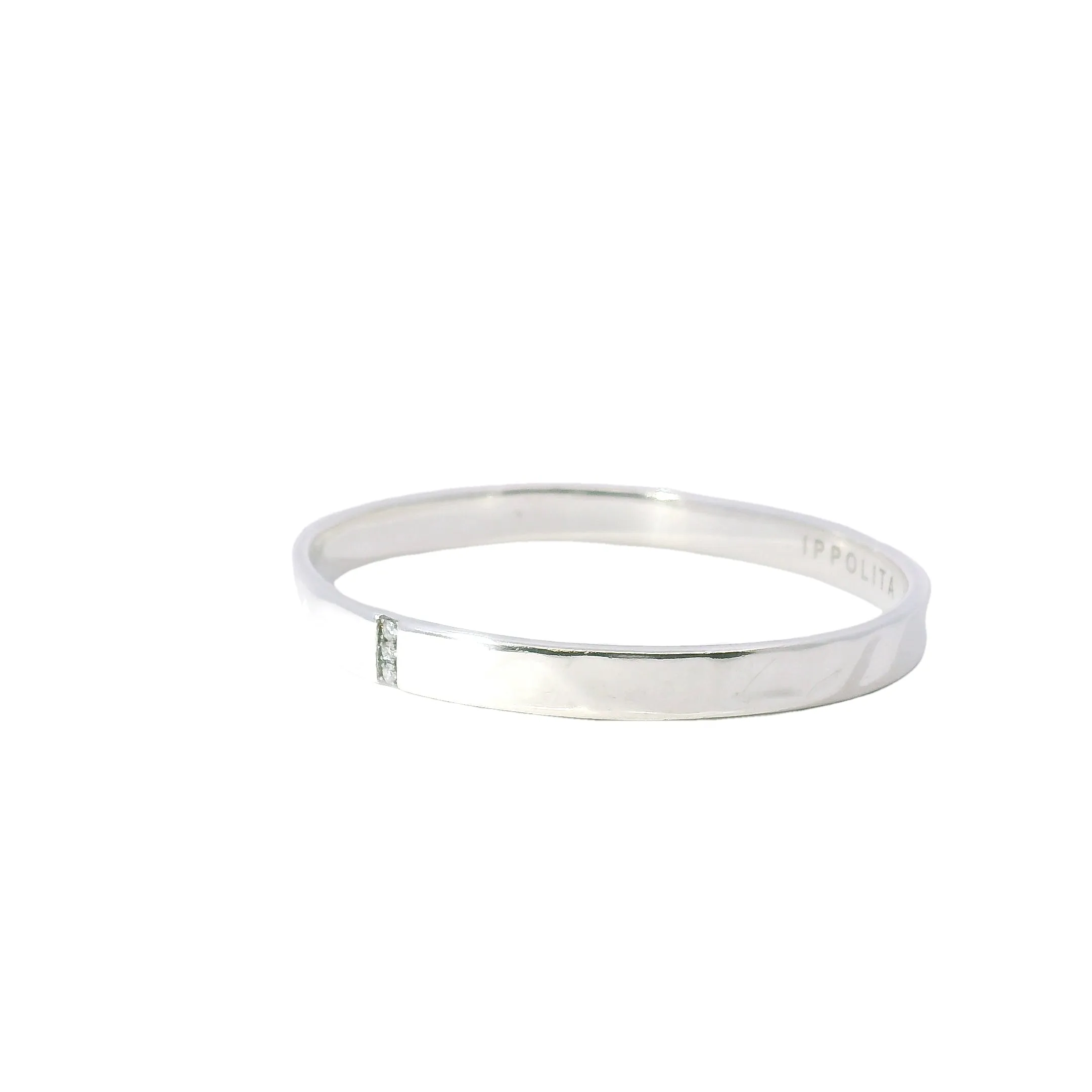 Ippolita Glamazon Stardust 3 Section Bangle w/ Diamonds