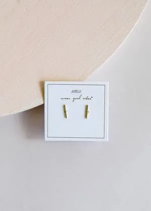 JaxKelly - Minimalist Bar Earring