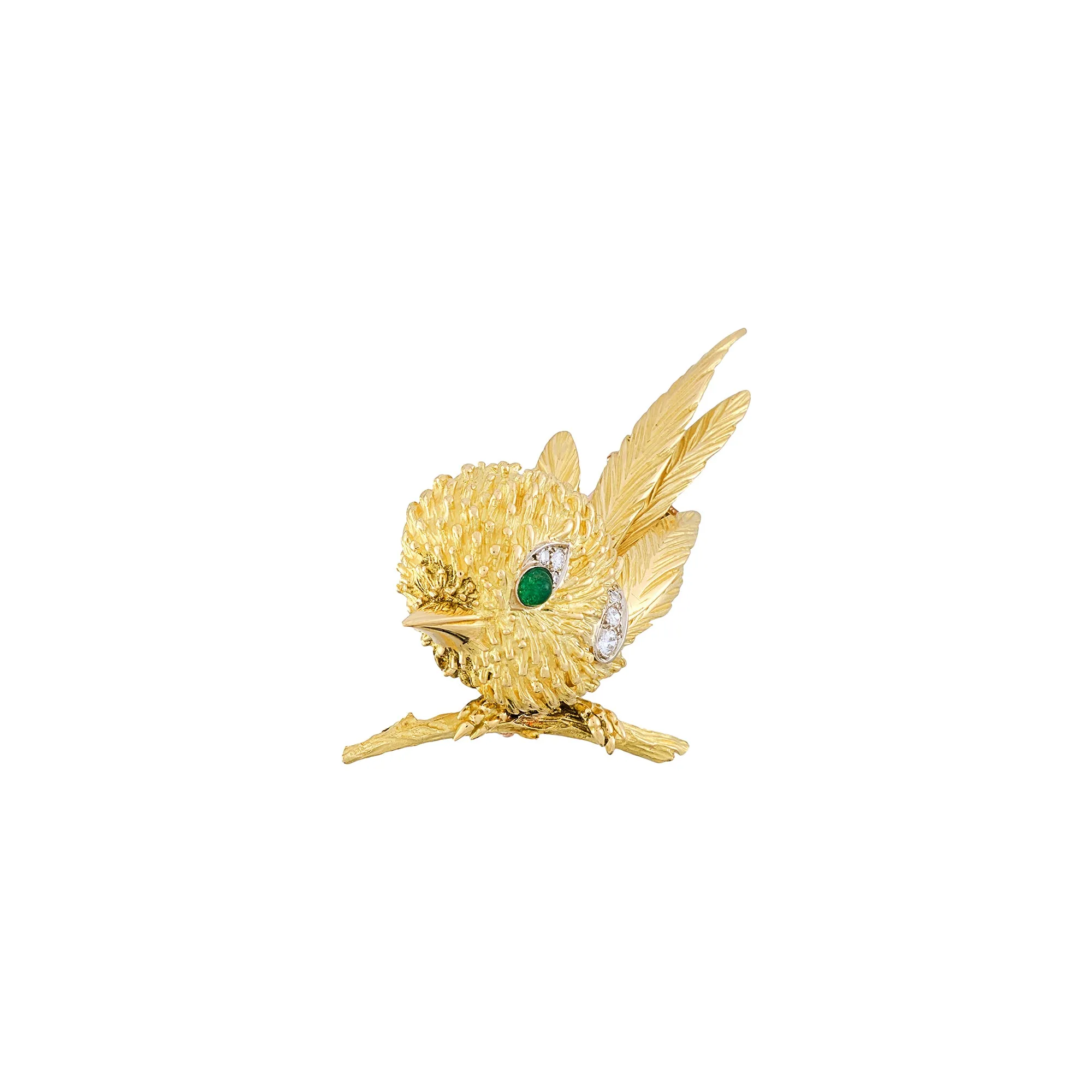 Jean & Pierre Bellin Sparrow Brooch