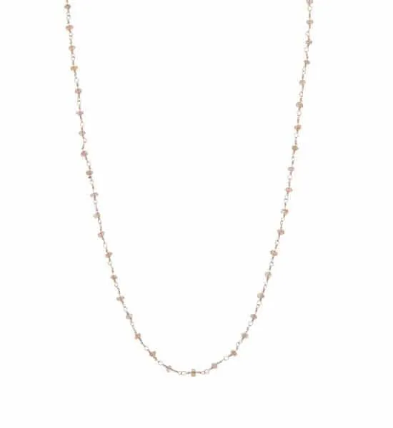Katie Long Layering Gemstone Necklace
