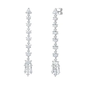 Kite Viveka Diamond Linear Drop Earrings