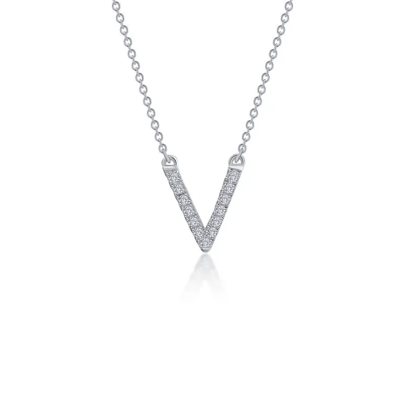 Lafonn Modern V-Shaped Necklace