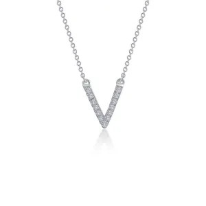 Lafonn Modern V-Shaped Necklace