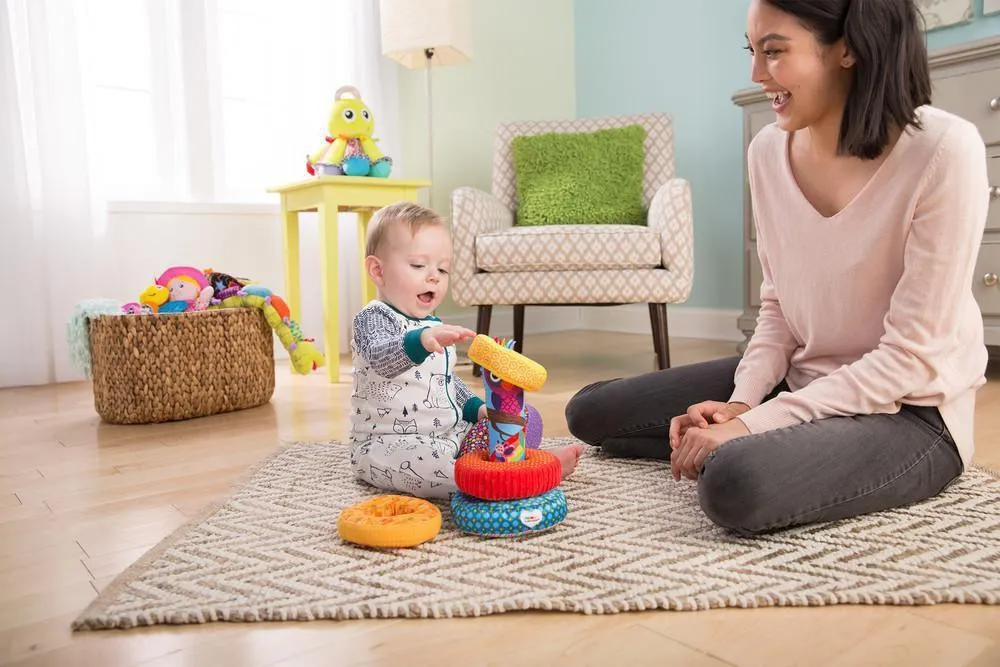 Lamaze Rainbow Soft Rings Stacking Toy