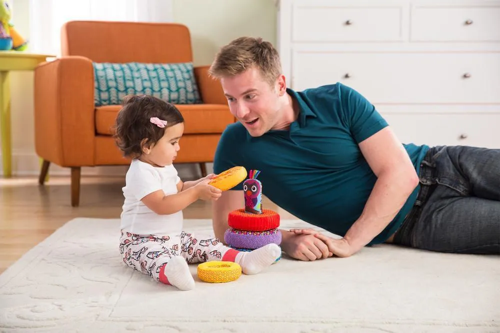 Lamaze Rainbow Soft Rings Stacking Toy
