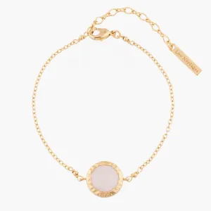 Les Nereides Pink Quartz Chain Bracelet