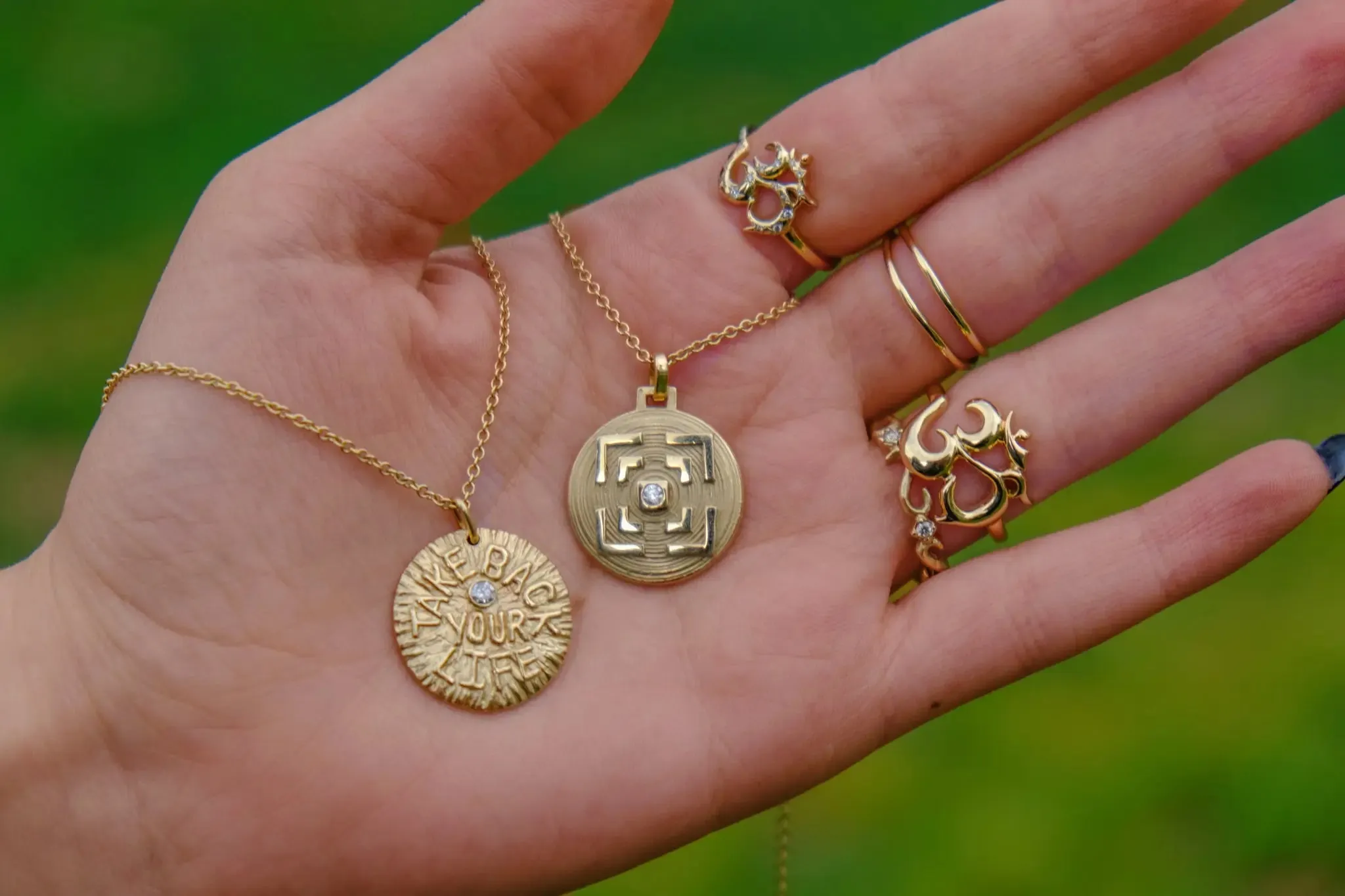 Let Go Of Your Pain Gold Medallion