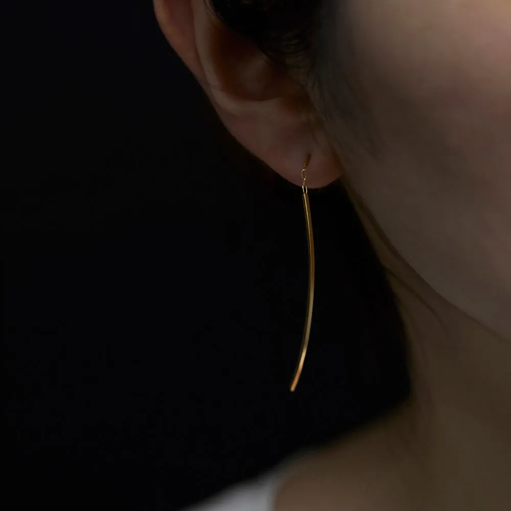 Linear Curve Earrings | E3501