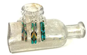 Linear Totem Inlay Earring