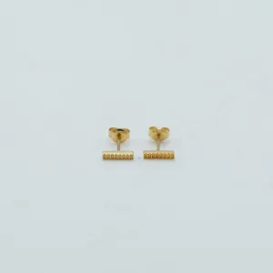 Lines Bar Studs | Gold