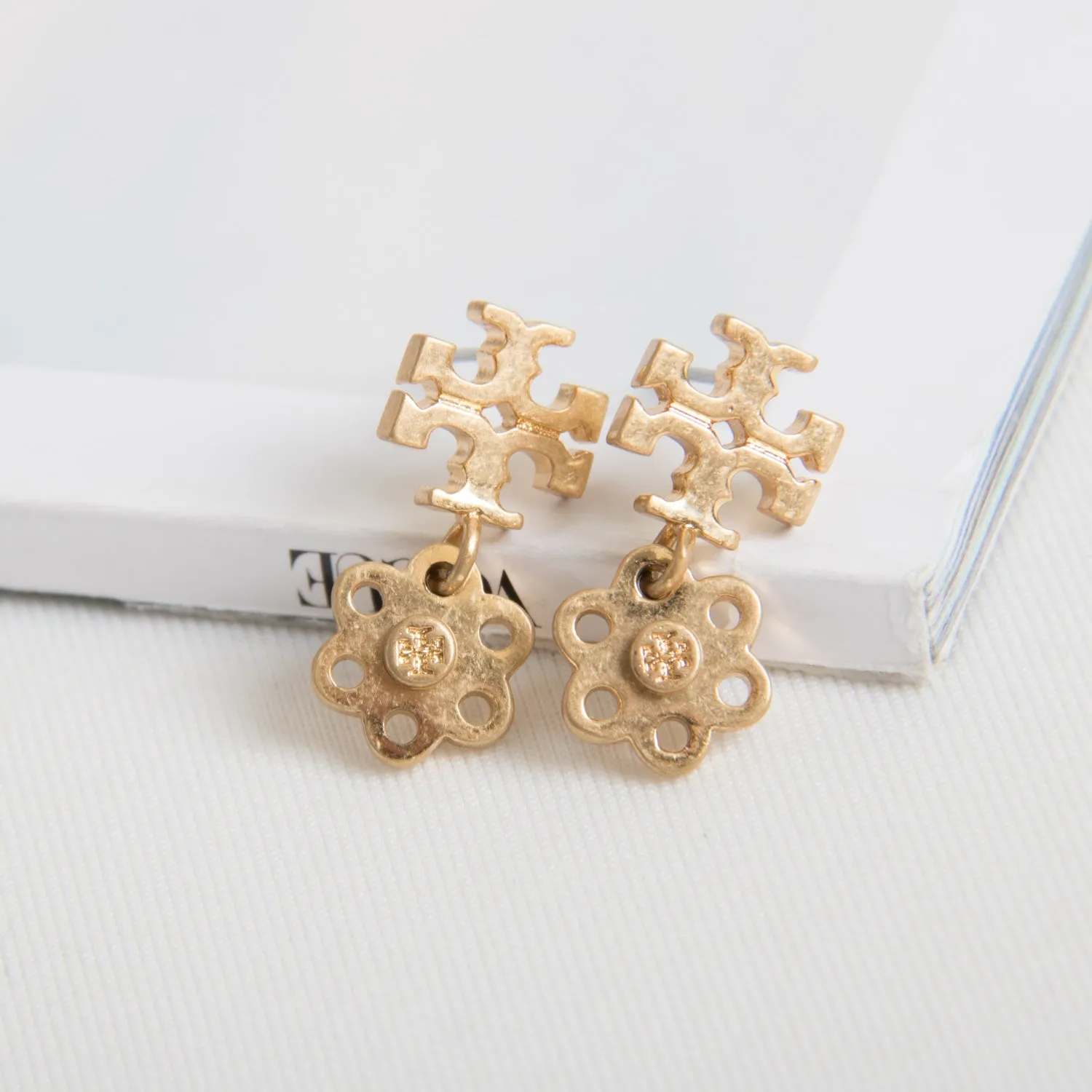 Logo Charm Earrings