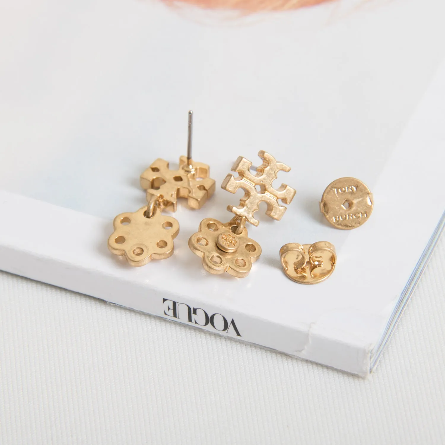 Logo Charm Earrings
